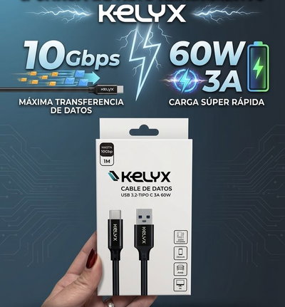 CABLE USB A USB C KELYX 60W