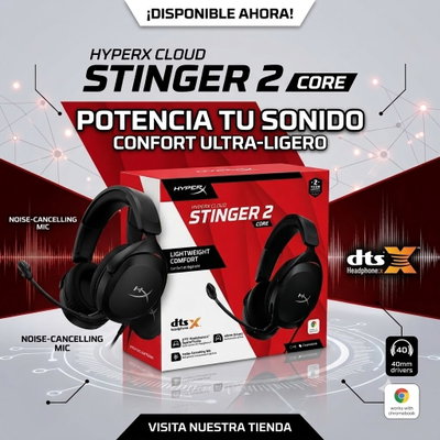 AURICULAR KINGSTON HYPERX CLOUD STINGER