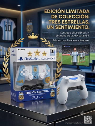 Joystick inalámbrico ps4 Sony dualshock 4 afa