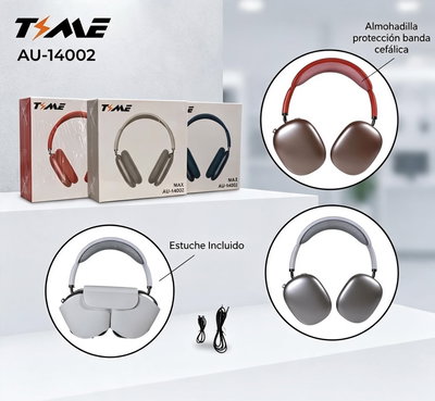 AURICULAR BLUETOOTH TIME MAX AU-14002