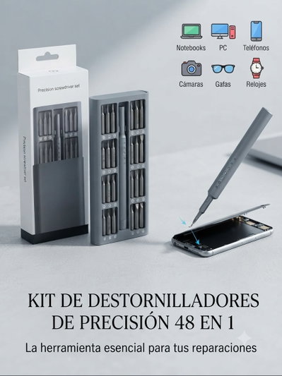 DESTORNILLADOR DE PRECISION 48 EN 1
