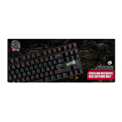 TECLADO RAPTOR MECANICO FIRECLAW M87