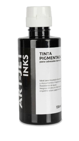 TINTA 135ML ART-JET NEGRO PIGMENTADA TERMAL