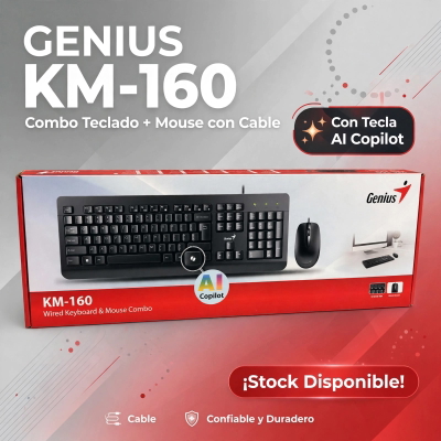 TECLADO Y MOUSE GENIUS KM-160