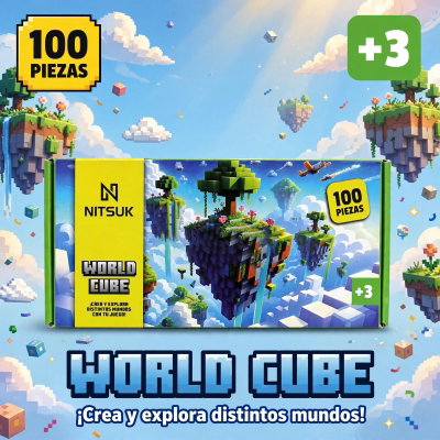 BLOQUES MAGNETICOS MINECRAFT 100 PIEZAS