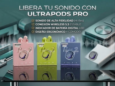 AURICULAR BLUETOOTH ULTRAPODS PRO AU-17023