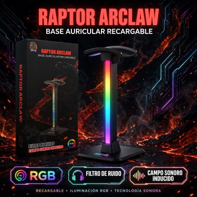 SOPORTE P/AURICULAR RAPTOR ARCLAW