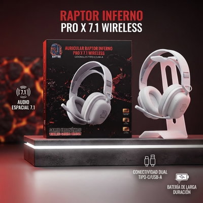 AURICULAR WIRELESS RAPTOR INFERNO PRO