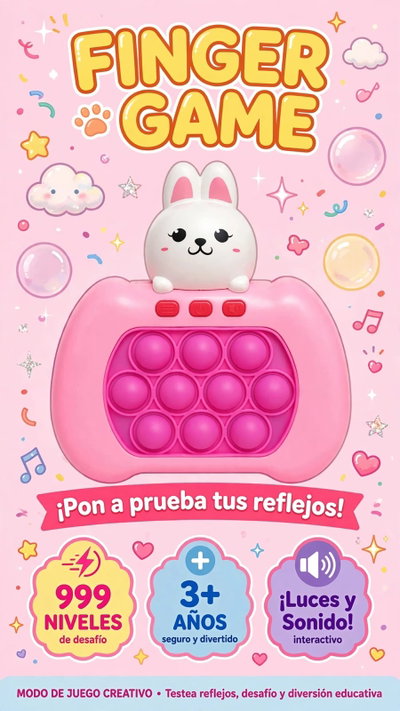 POPPIT ELECTRONICO CON LUZ Y SONIDO