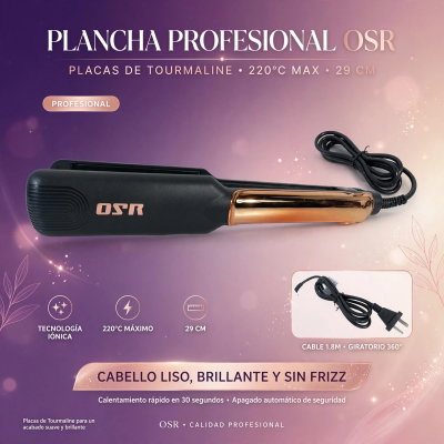 PLANCHA DE PELO REGULABLE 220º OSR