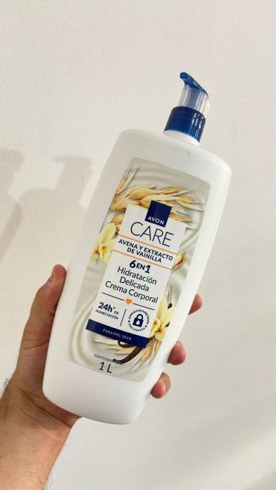 Crema Corporal Care Avena y Vainilla 1L