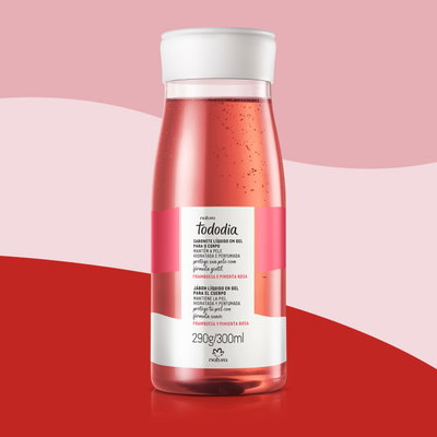 Jabón líquido Tododía Frambuesa y pimienta rosa 