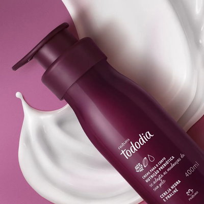 Crema Hidratante corporal cereza negra y praliné