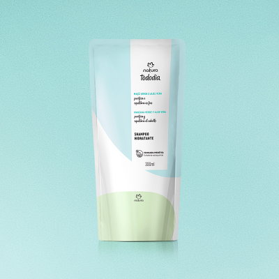 Shampoo hidratante manzana verde y aloe vera (repuesto)