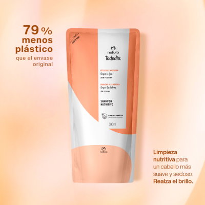 Shampoo nutritivo durazno y almendra (repuesto)