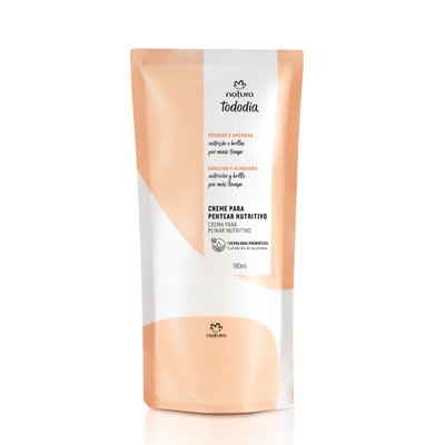 Crema de peinar nutritiva durazno y almendra (repuesto)