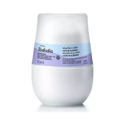 Roll on antitranspirante Tododía Leche de algodón