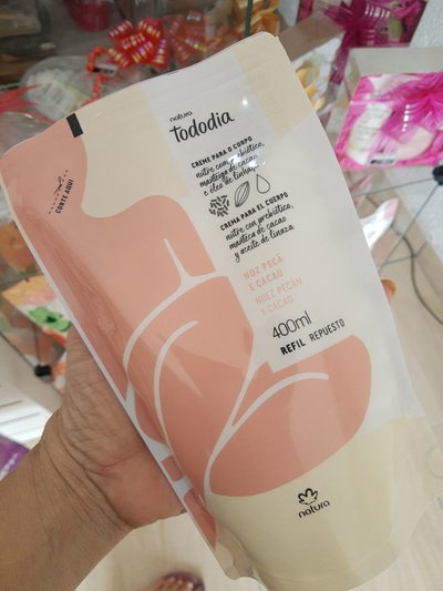 Repuesto Crema Hidratante corporal Tododía Nuez pecan