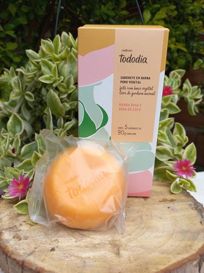 Jabones Tododía Mango rosa y agua de coco