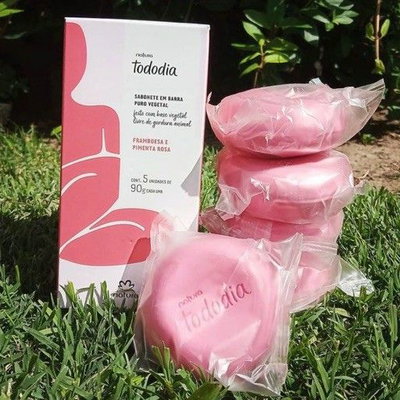 Jabones Tododía Frambuesa y pimienta rosa