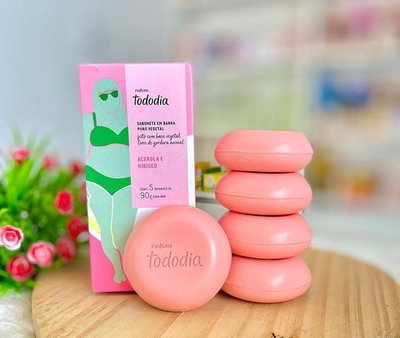 Jabones Tododía Acerola e Hibisco