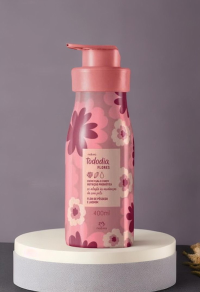 Crema  hidratante corporal Flor de durazno y jazmín 