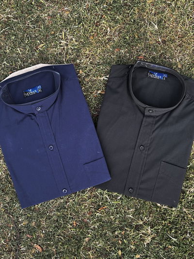 Camisa Cuello Mao Lisa