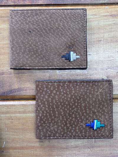 Billetera Rupestre Carpincho Bordada