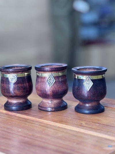Mate Algarrobo mini Alpaca