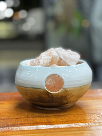 Lampara Ceramica de Sal de Himalaya