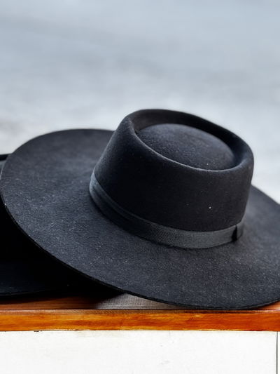 Sombrero Paño Ala 10 Negro