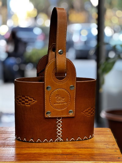 Matera Abierta Simple de Cuero