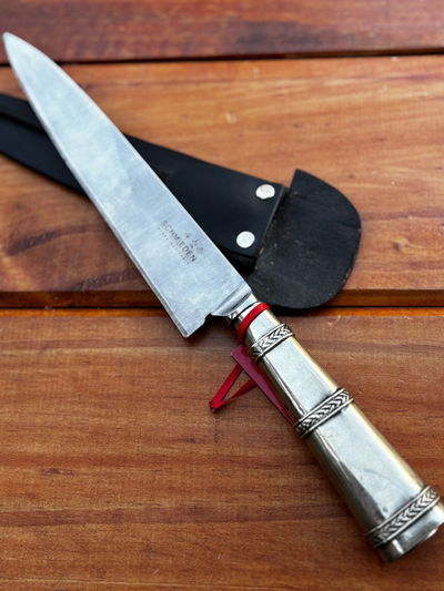 Cuchillo Schmieden 20cm de Alpaca