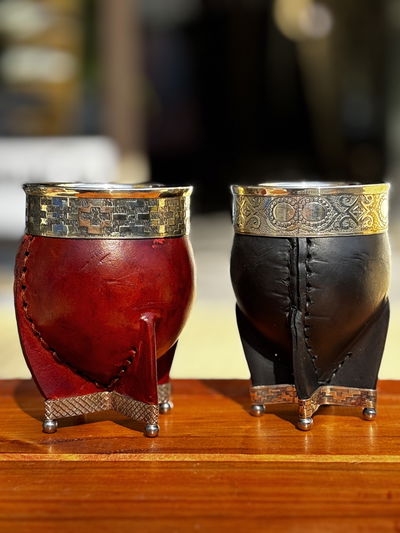 Mate Calabaza Imperial Alpaca c/patas