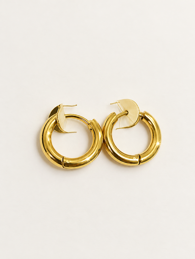 Argollas mini doradas 