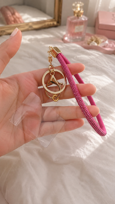 Strap phone glitter 