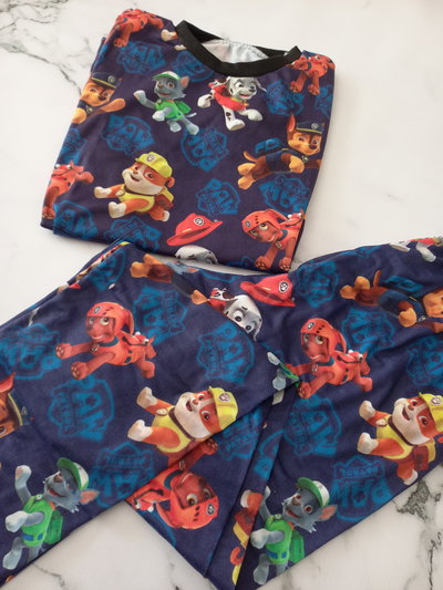 Pijama largo con remera manga corta full print KIDS Paw patrol