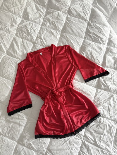 BATAS ACETATO - ROJO -