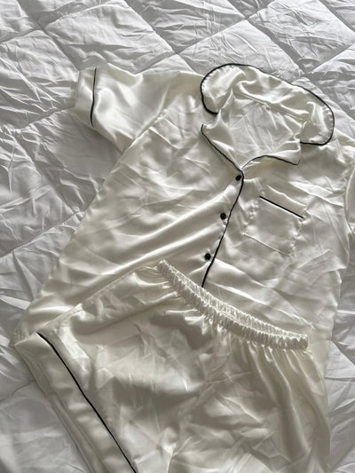 CAMISERO CORTO NATURAL -SATEN-