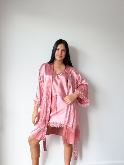 SET IMPORTADO 2 PIEZAS - ROSA -