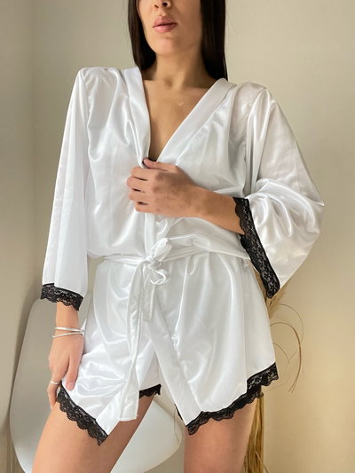 BATAS ACETATO - BLANCO -