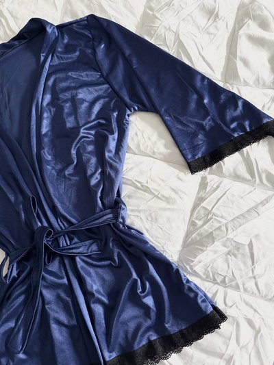 BATAS ACETATO - AZUL -