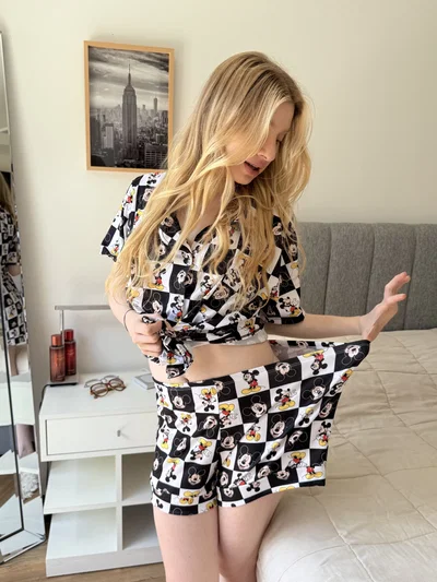 CAMISERO CORTO MICKEY -MODAL-