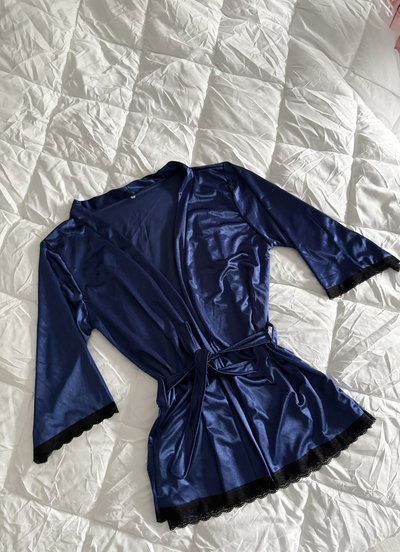 BATAS ACETATO - AZUL -