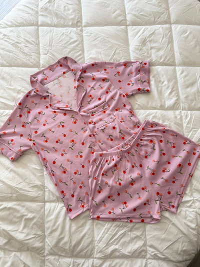 CAMISERO CORTO CHERRY LILA -MORLEY-
