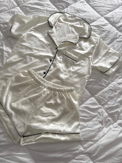 CAMISERO CORTO NATURAL -SATEN-