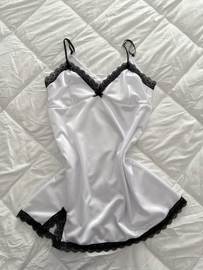 CAMISOLIN ACETATO - BLANCO -