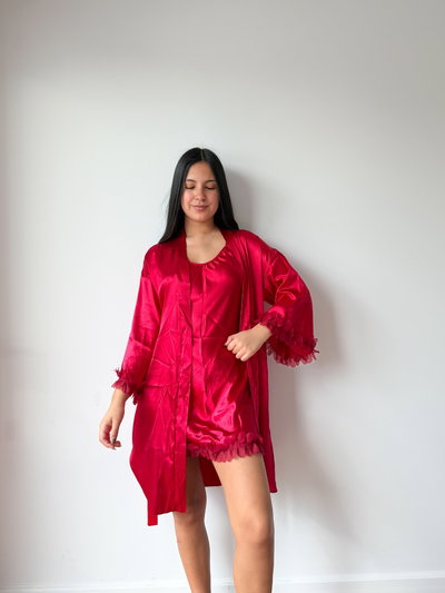 SET IMPORTADO 2 PIEZAS - ROJO -