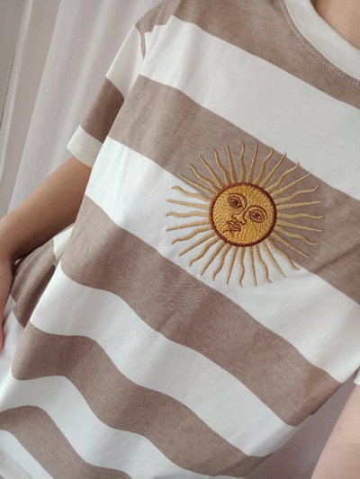 REMERA ARG BEIGE
