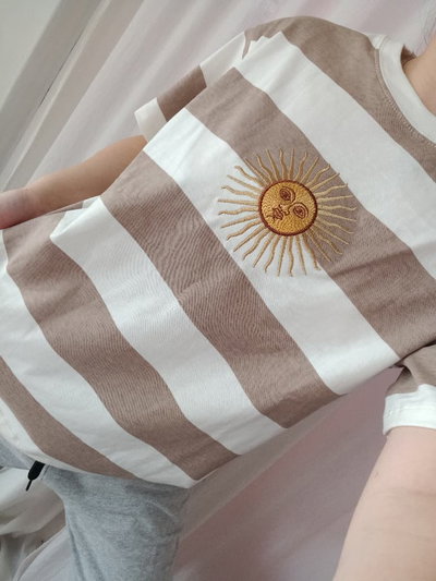 REMERA ARG BEIGE